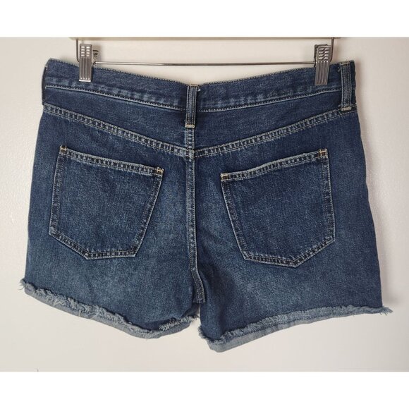 Current Elliott Women's Sz. 28 Denim Raw Hem Jean Shorts - Picture 4 of 6